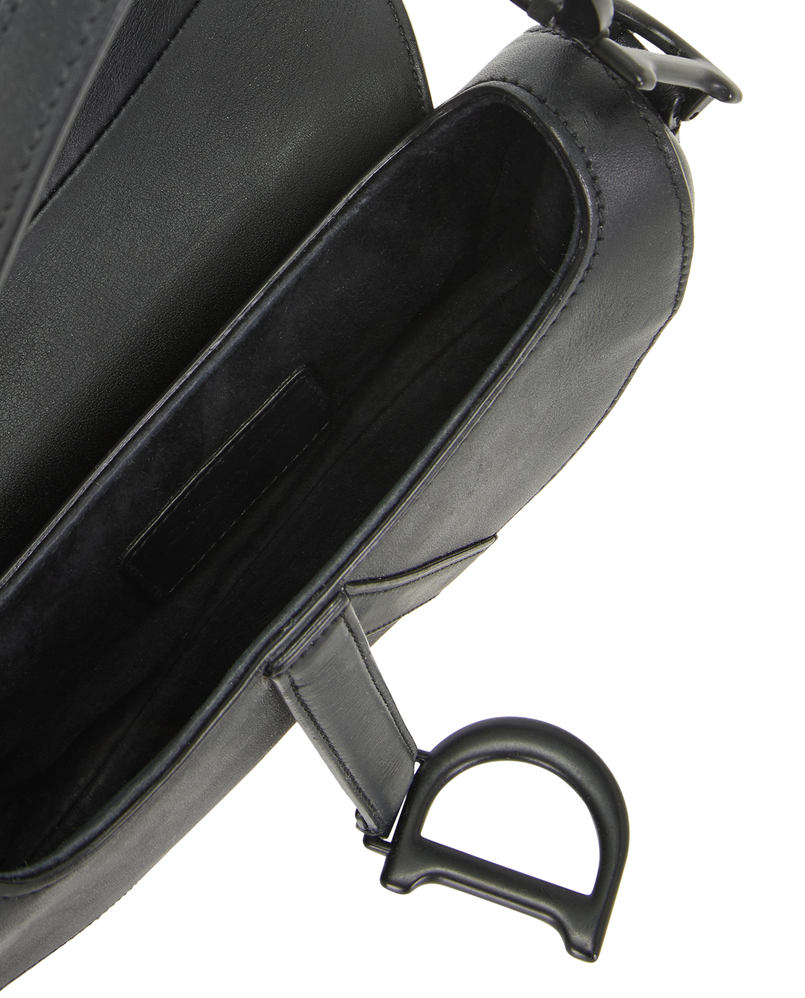 Mini Saddle Ultra Matte, &pound;1,600, Handbags, Black, Leather, Other view